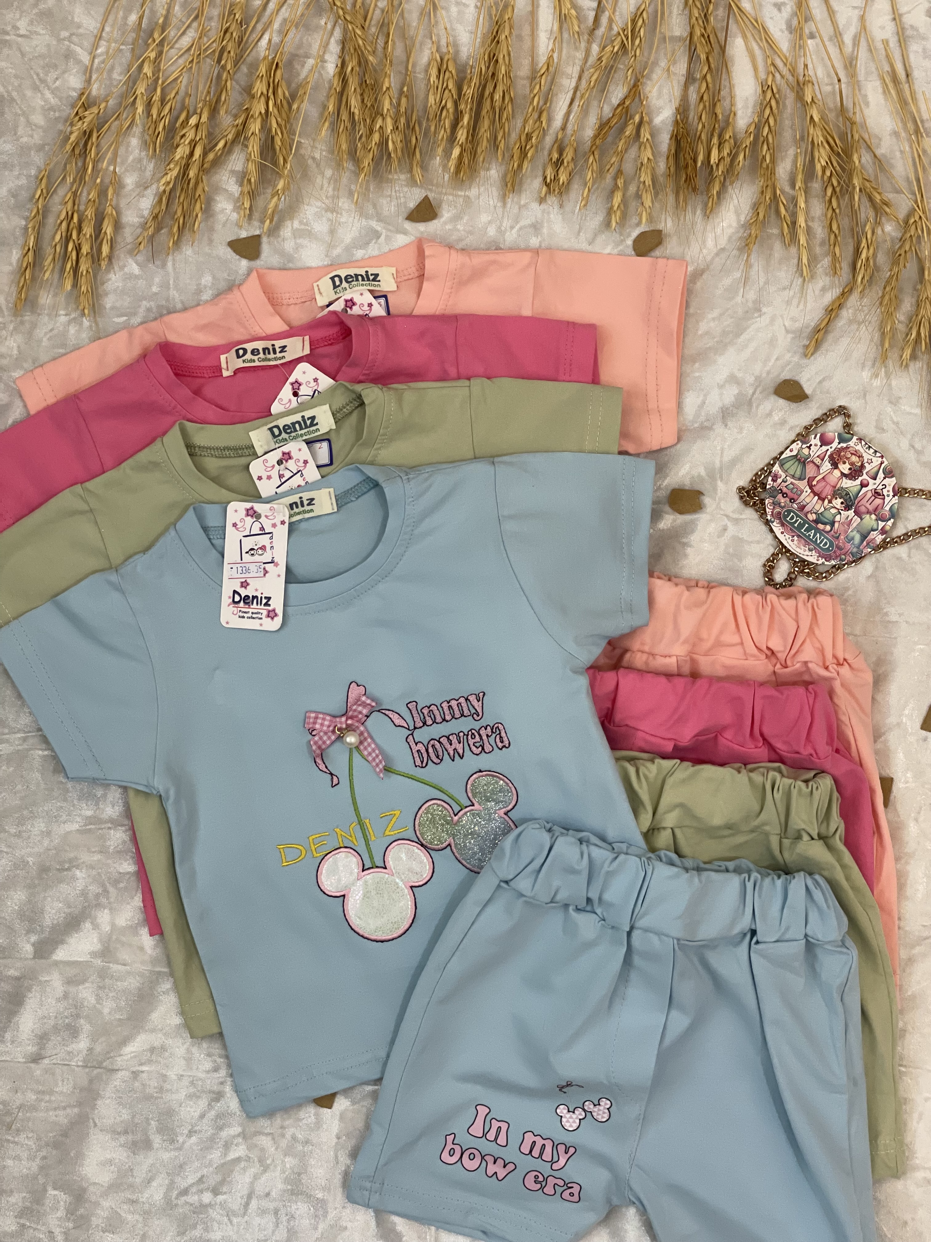 تیشرت شلوارک راحتی دنیز ۱ الی ۳ سال